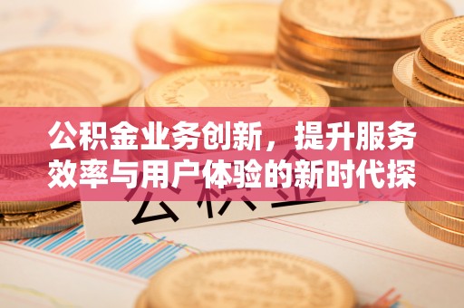 汉阳公积金业务创新，提升服务效率与用户体验的新时代探索