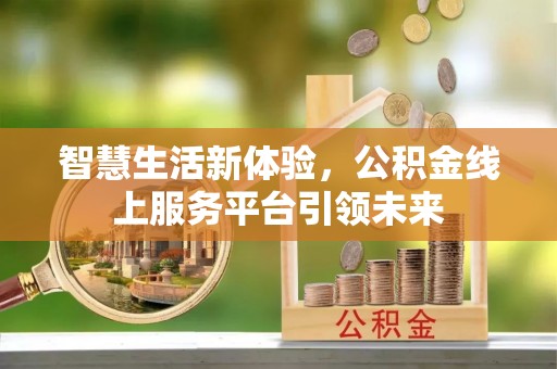 汉阳智慧生活新体验，公积金线上服务平台引领未来