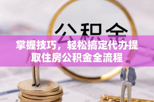 汉阳掌握技巧，轻松搞定代办提取住房公积金全流程