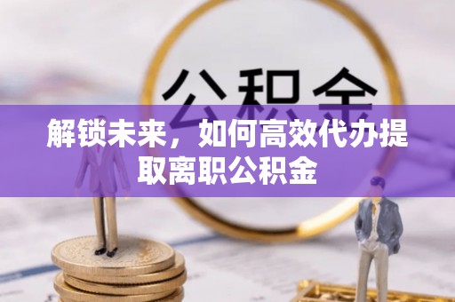 汉阳解锁未来，如何高效代办提取离职公积金